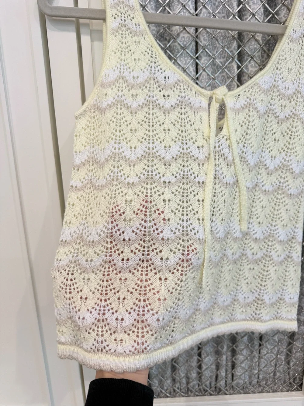NWT Splendid Eleni Stripe Knit Yellow Sweater Tank - size small